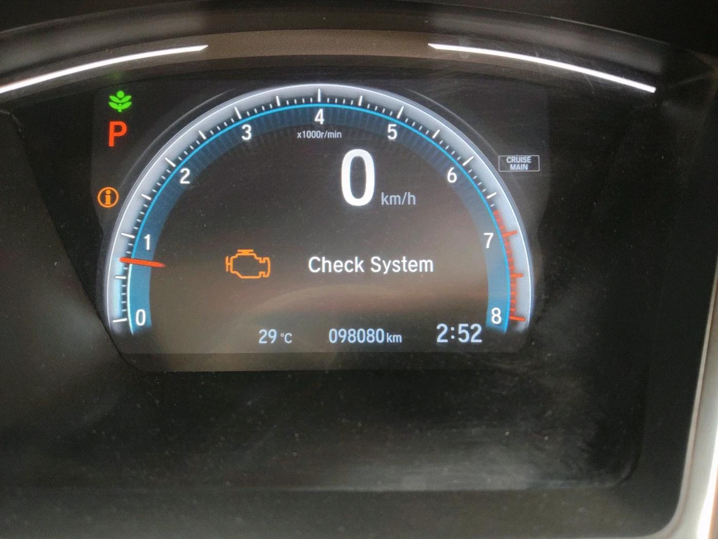 2019 Honda Civic 1.8L I-VTEC ZX CVT, Petrol, Automatic, 98,080 km, interior