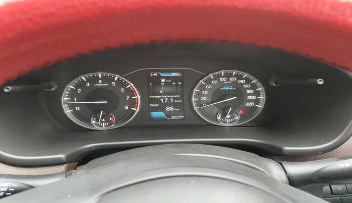 2023 Maruti BREZZA ZXI + SMART HYBRID DUAL TONE, Petrol, Manual, 60,433 km, interior