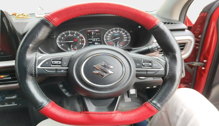 2023 Maruti BREZZA ZXI + SMART HYBRID DUAL TONE, Petrol, Manual, 60,433 km, interior