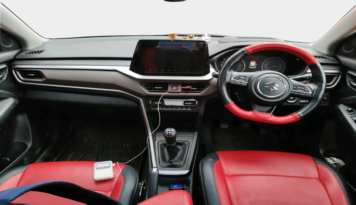 2023 Maruti BREZZA ZXI + SMART HYBRID DUAL TONE, Petrol, Manual, 60,433 km, interior