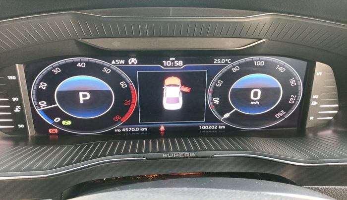 2020 Skoda Superb SPORTLINE AT, Petrol, Automatic, 1,00,202 km, interior