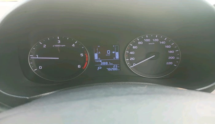 2015 Hyundai Creta SX PLUS AT 1.6 DIESEL, Diesel, Automatic, 78,288 km, interior