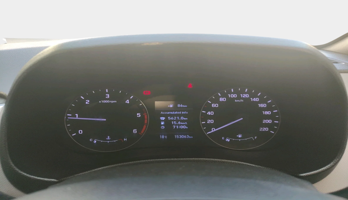 2018 Hyundai Creta SX (O) 1.6 DIESEL, Diesel, Manual, 1,58,000 km, interior