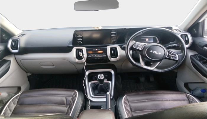 2023 KIA SONET HTX 1.0 IMT, Petrol, Manual, 46,557 km, interior