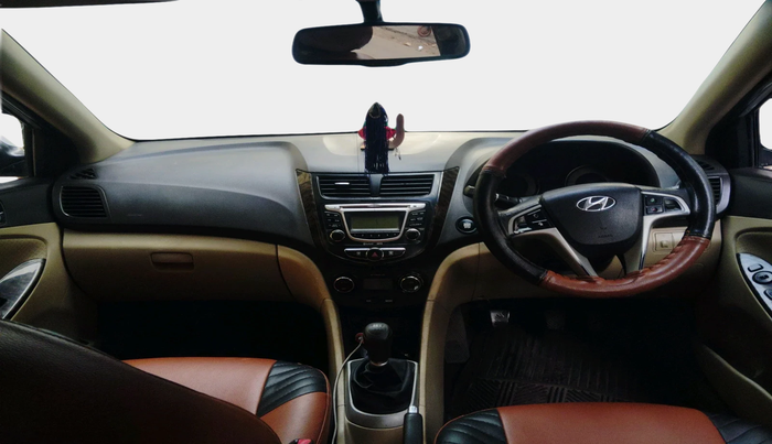 2013 Hyundai Verna FLUIDIC 1.6 CRDI SX, Diesel, Manual, 96,675 km, interior