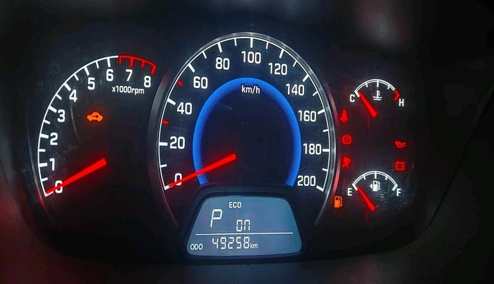 2018 Hyundai Grand i10 SPORTZ AT 1.2 KAPPA VTVT, Petrol, Automatic, 49,258 km, interior