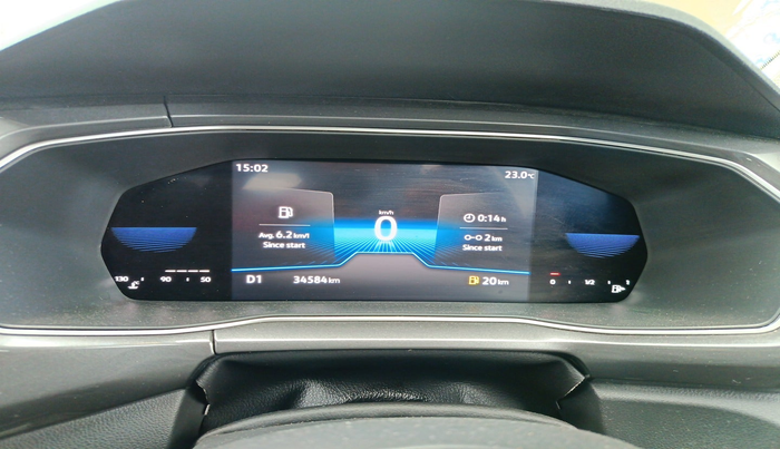 2022 Volkswagen TAIGUN TOPLINE 1.0 TSI AT, Petrol, Automatic, 34,584 km, interior