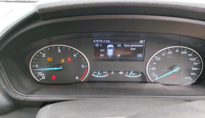 2019 Ford Ecosport TITANIUM 1.5L SPORTS(SUNROOF) DIESEL, Diesel, Manual, 57,679 km, interior