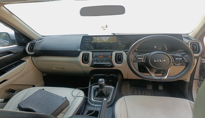 2024 KIA SONET HTX 1.0 TURBO PETROL IMT, Petrol, Manual, 7,738 km, interior