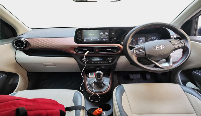 2023 Hyundai AURA SX PLUS 1.2 AMT, Petrol, Automatic, 8,110 km, interior