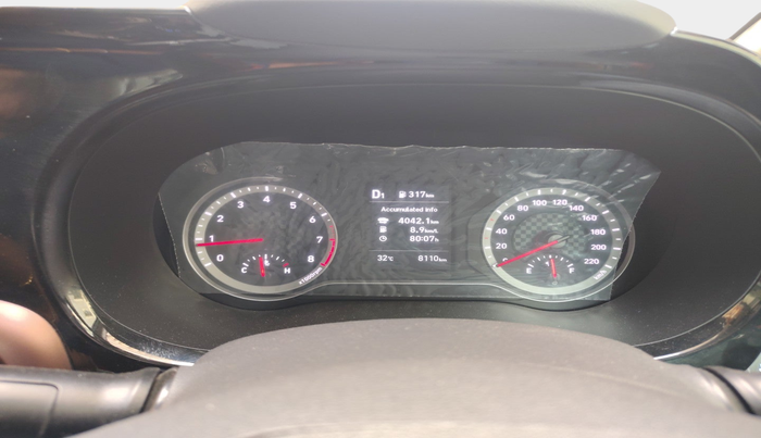 2023 Hyundai AURA SX PLUS 1.2 AMT, Petrol, Automatic, 8,110 km, interior