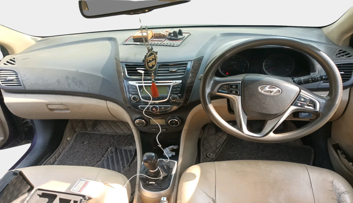 2012 Hyundai Verna FLUIDIC 1.6 CRDI EX, Diesel, Manual, 77,849 km, interior