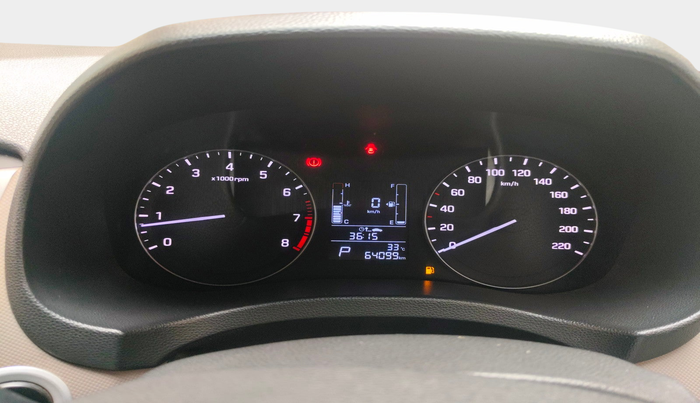 2017 Hyundai Creta SX PLUS AT 1.6 PETROL, Petrol, Automatic, 64,099 km, interior
