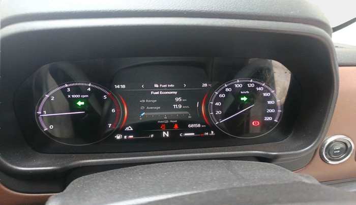 2022 Mahindra SCORPIO-N Z8 L DIESEL MT 4WD 7 STR, Diesel, Manual, 68,158 km, interior