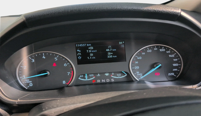 2019 Ford Ecosport TITANIUM + 1.5L PETROL AT, Petrol, Automatic, 1,14,537 km, interior