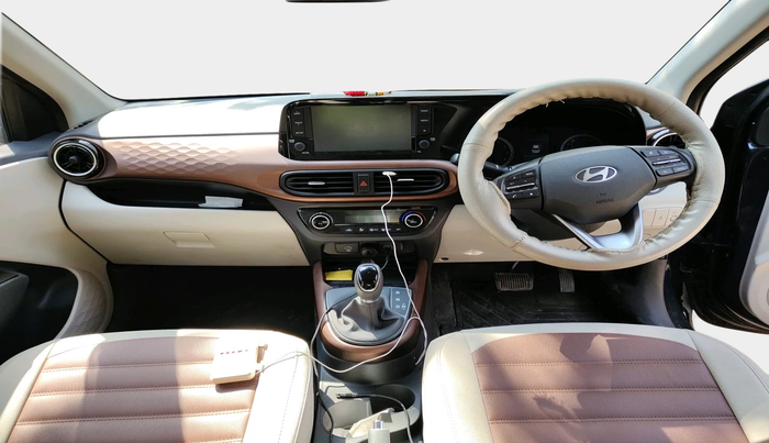 2023 Hyundai AURA SX PLUS 1.2 AMT, Petrol, Automatic, 10,211 km, interior