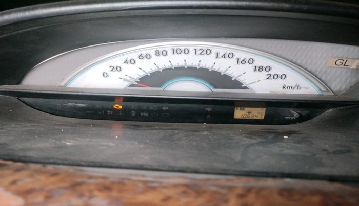 2011 Toyota Etios G, Petrol, Manual, 1,06,947 km, interior