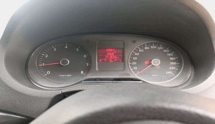 2011 Volkswagen Polo COMFORTLINE 1.2L PETROL, Petrol, Manual, 1,41,656 km, interior