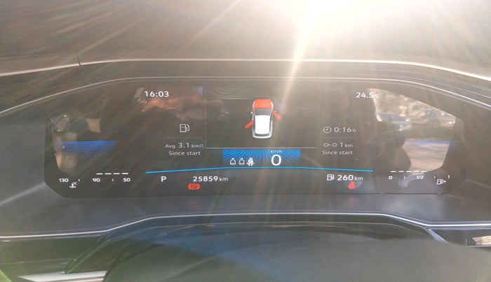 2024 Volkswagen VIRTUS TOPLINE TSI 1.0 AT, Petrol, Automatic, 25,859 km, interior