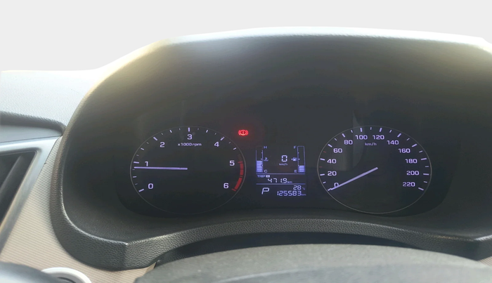 2016 Hyundai Creta SX PLUS AT 1.6 DIESEL, Diesel, Automatic, 1,25,583 km, interior