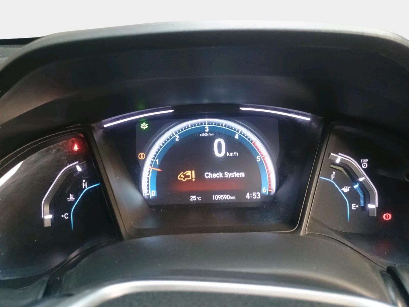 2020 Honda Civic 1.6L I-DTEC VX MT, Diesel, Manual, 1,09,600 km, interior