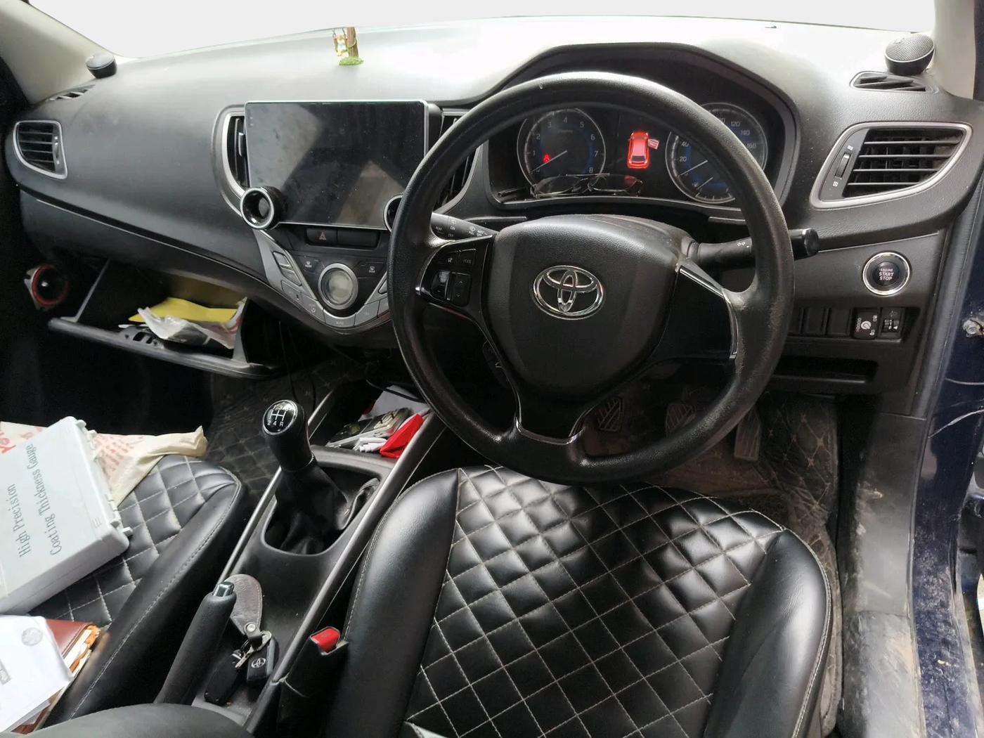 2021 Toyota Glanza G, Petrol, Manual, 70,395 km, interior
