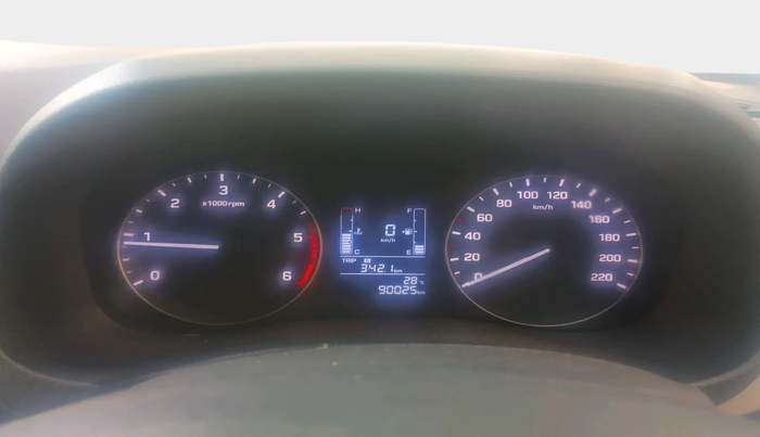 2016 Hyundai Creta SX PLUS 1.6 DIESEL, Diesel, Manual, 90,025 km, interior