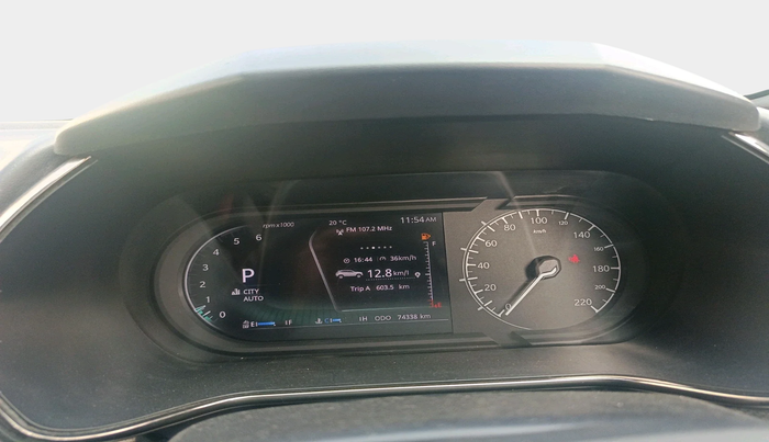 2022 Tata Harrier XZA PLUS 2.0L DARK EDITION, Diesel, Automatic, 74,338 km, interior