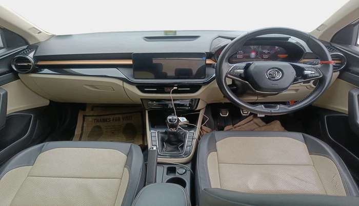 2022 Skoda SLAVIA STYLE 1.5L TSI MT, Petrol, Manual, 65,409 km, interior