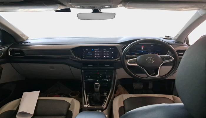 2022 Volkswagen TAIGUN TOPLINE 1.0 TSI AT, Petrol, Automatic, 1,19,877 km, interior