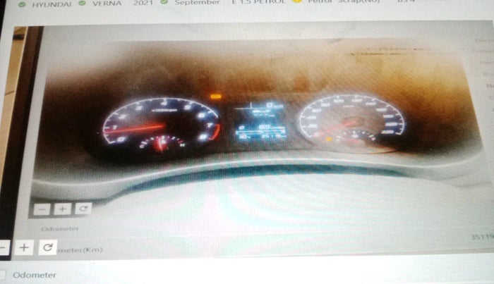 2021 Hyundai Verna E 1.5 PETROL, Petrol, Manual, 35,119 km, interior