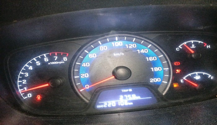 2015 Hyundai Xcent SX 1.2, Petrol, Manual, 2,20,106 km, interior