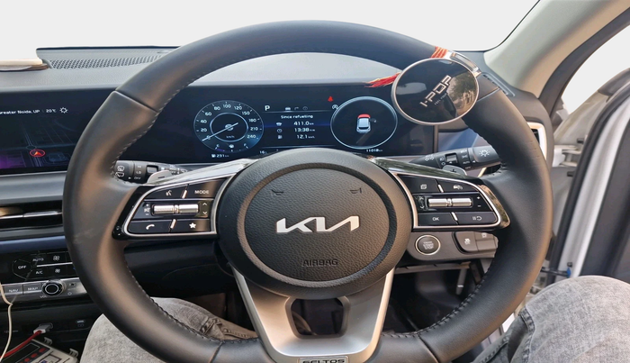 2025 KIA SELTOS HTX (O) 1.5 Petrol iVT, Petrol, Automatic, 11,018 km, interior