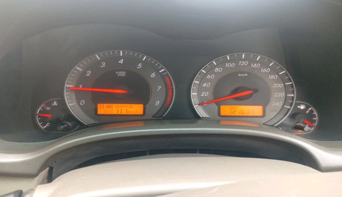 2011 Toyota Corolla Altis G PETROL, Petrol, Manual, 1,21,637 km, interior