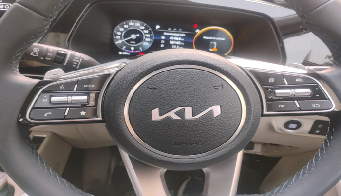 2024 KIA CARENS LUXURY PLUS 1.5 TURBO PETROL DCT 7 STR, Petrol, Automatic, 4,148 km, interior