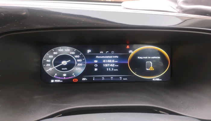 2024 KIA CARENS LUXURY PLUS 1.5 TURBO PETROL DCT 7 STR, Petrol, Automatic, 4,148 km, interior