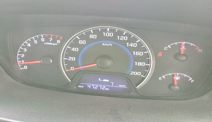 2015 Hyundai Grand i10 SPORTZ 1.2 KAPPA VTVT, Petrol, Manual, 47,272 km, interior