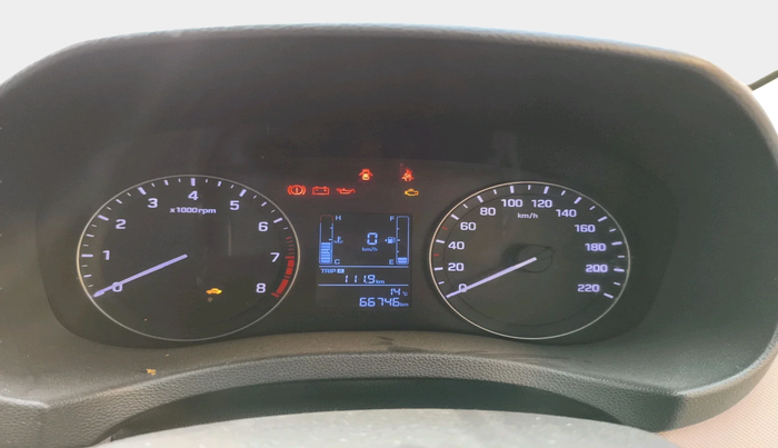 2017 Hyundai Creta  SX 1.6 Petrol , Petrol, Manual, 66,746 km, interior