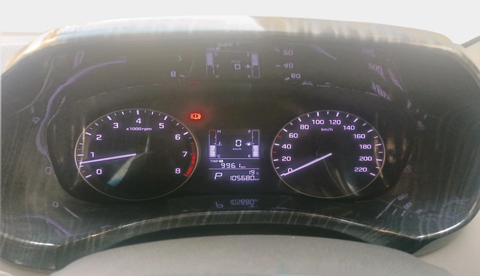 2016 Hyundai Creta SX PLUS AT 1.6 PETROL, Petrol, Automatic, 1,05,680 km, interior