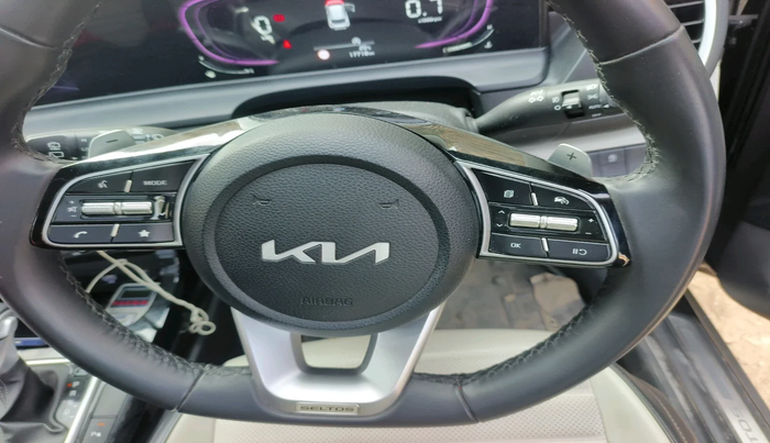 2023 KIA SELTOS HTX IVT, Petrol, Automatic, 17,718 km, interior