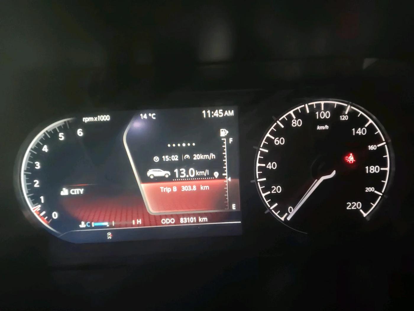 2020 Tata Harrier XZ 2.0L DARK EDITION, Diesel, Manual, 83,101 km, interior