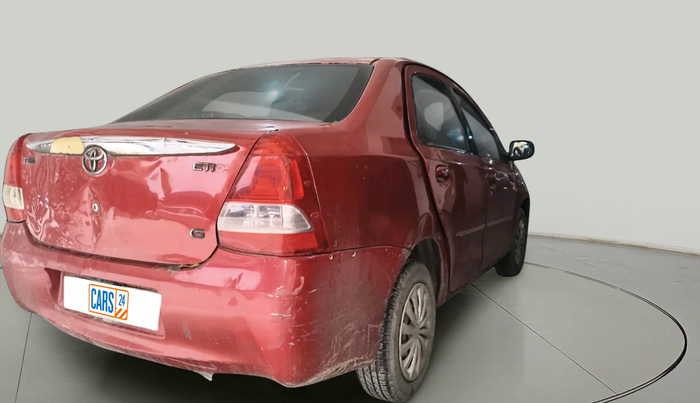 2011 Toyota Etios G, Petrol, Manual, 75,871 km, exterior