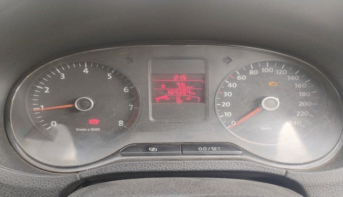 2013 Volkswagen Polo COMFORTLINE 1.2L PETROL, Petrol, Manual, 1,04,384 km, interior