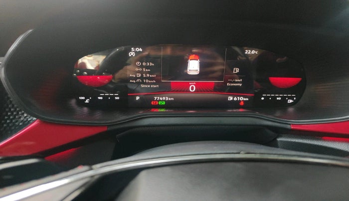 2023 Skoda KUSHAQ MONTE CARLO 1.0L TSI AT, Petrol, Automatic, 77,493 km, interior