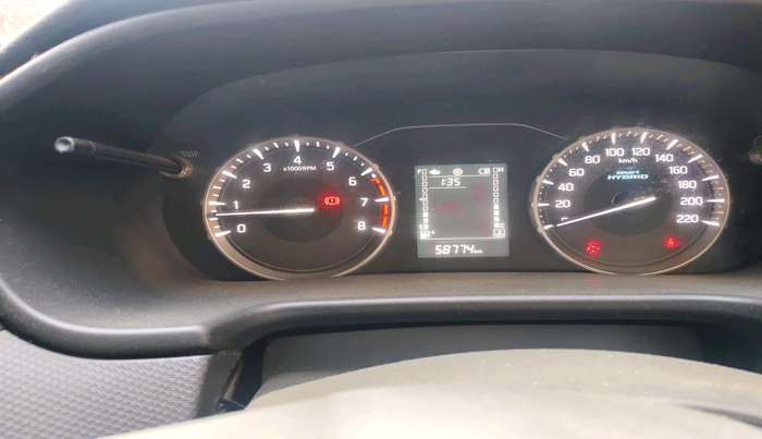 2022 Maruti BREZZA LXI SMART HYBRID, Petrol, Manual, 58,774 km, interior