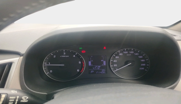 2017 Hyundai Creta SX PLUS AT 1.6 DIESEL, Diesel, Automatic, 1,71,408 km, interior