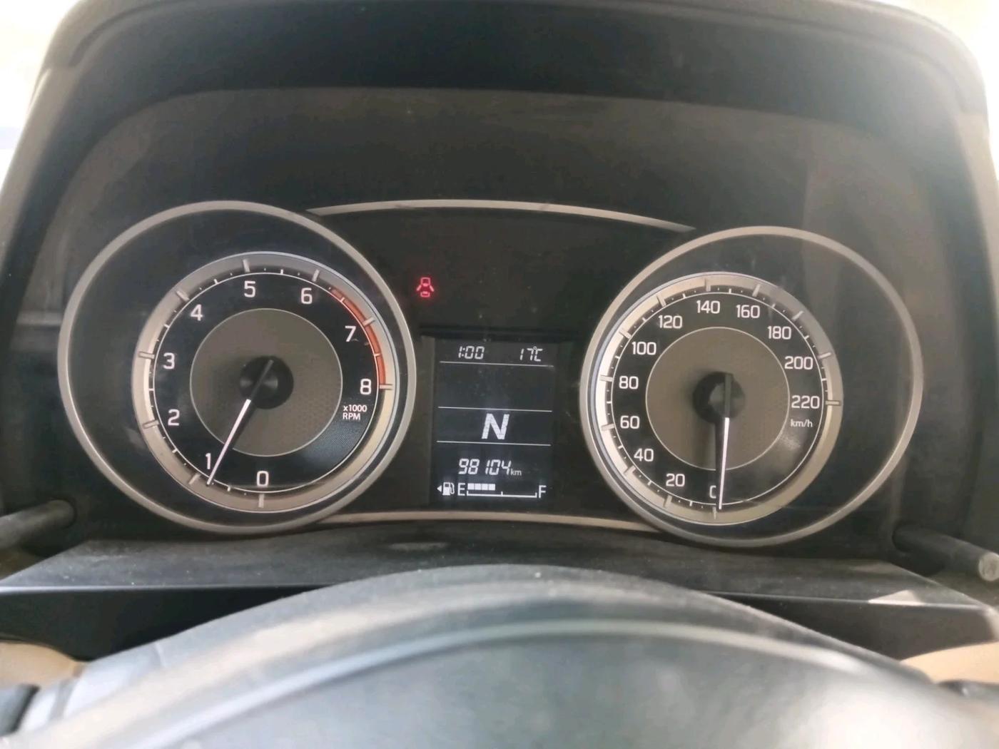 2017 Maruti Dzire VXI AMT, CNG, Automatic, 98,104 km, interior