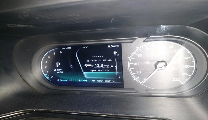 2022 Tata Harrier XZA PLUS 2.0L DARK EDITION, Diesel, Automatic, 93,691 km, interior