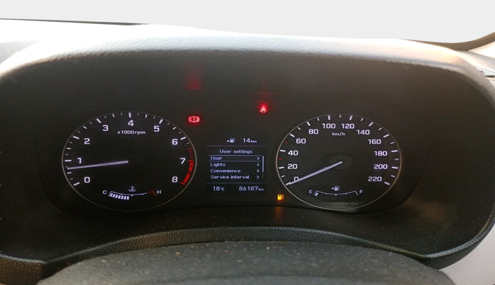 2018 Hyundai Creta SX (O) 1.6 PETROL, Petrol, Manual, 86,187 km, interior