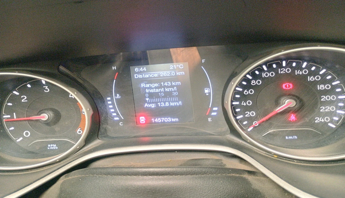 2018 Jeep Compass LONGITUDE (O) 2.0 DIESEL, Diesel, Manual, 1,45,703 km, interior